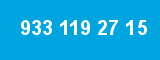 933 119 27 15 933 119 27 15